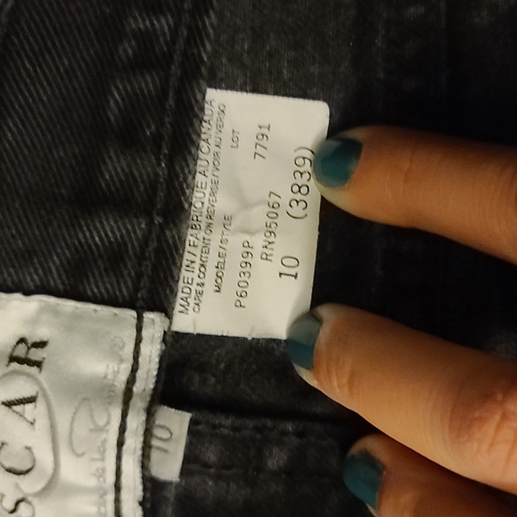 Oscar de la renta  gray  jeans in great condition - Picture 5 of 8
